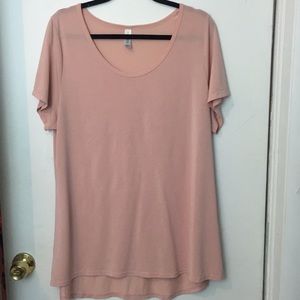 LuLaroe light pink perfect tee size XL